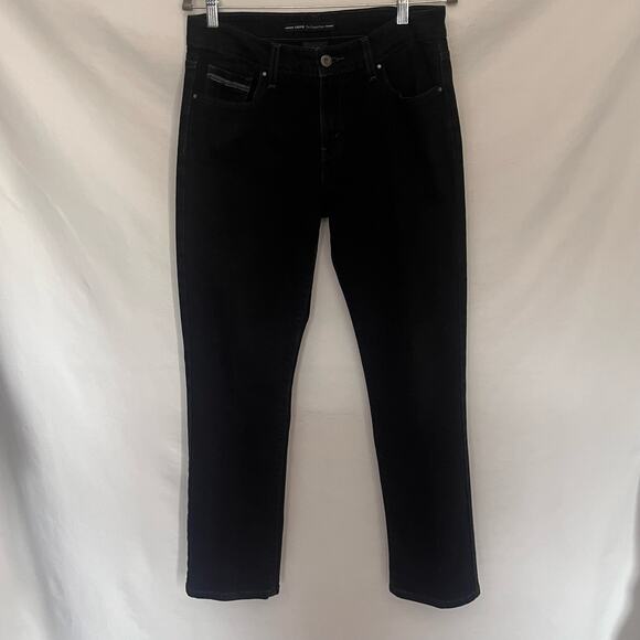 LEVI'S Mid Rise Skinny Jeans Womens 10 S/C Black Grunge Streetwear Embroidered - Picture 12 of 12